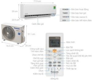 Đánh giá máy lạnh Panasonic Inverter 1 HP CU/CS-PU9WKH-8M