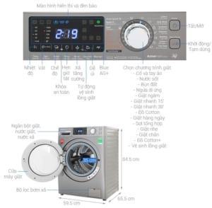 Đánh giá nhanh Máy giặt Panasonic NA-V90FX1LVT