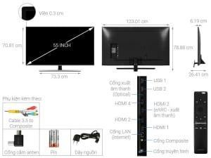 Đánh giá Smart Tivi QLED Samsung 4K 55 inch QA55Q70T