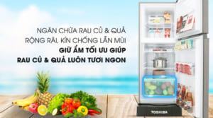 Đánh giá Tủ lạnh Toshiba Inverter 194 lít GR-A25VS (DS)