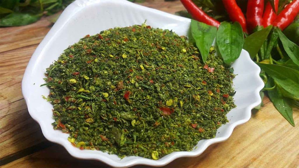 Công thức làm muối rau răm thần thánh