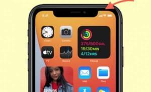 Chấm màu xanh và màu cam góc màn hình iPhone chạy IOS 14 là gì