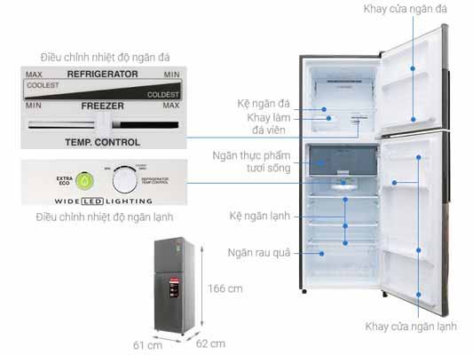 Tủ lạnh Sharp SJ-X316E-DS