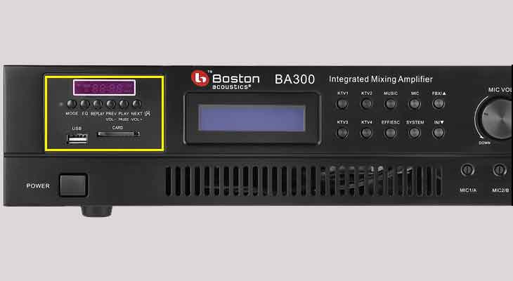 Hướng dẫn chi tiết cách sử dụng phím chức năng trên Amply Boston Acoustics