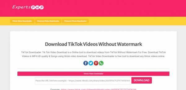 8 website giúp tải video TikTok không có watermark