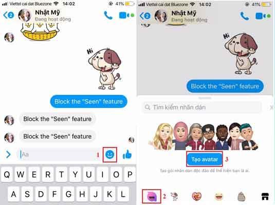 Hướng dẫn cách tạo icon messenger và avatar facebook bằng điện thoại