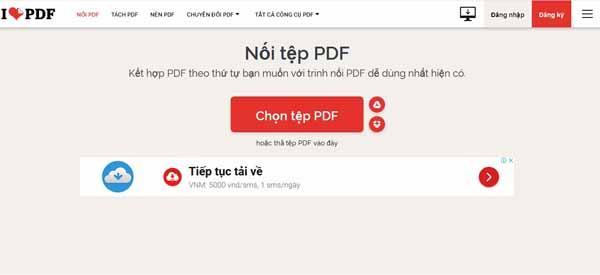 7 web hỗ trợ ghép file PDF online